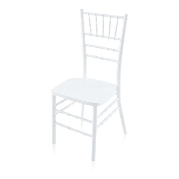 Atlas Commercial Products Wood Chiavari Chair, White - WCC4WH