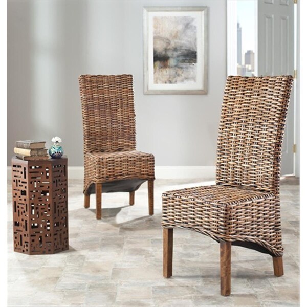 Safavieh Aspen Side Chair Brown - Set Of 2 - FOX6506A-SET2