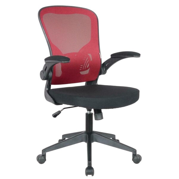 Kd Americana 17 in. -21 x 20 x 20 in. Newton Mesh Office Chair Red - KD3035885