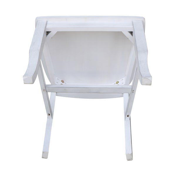 International Concepts Double XX Back Chair in Chalk - 1C28-220