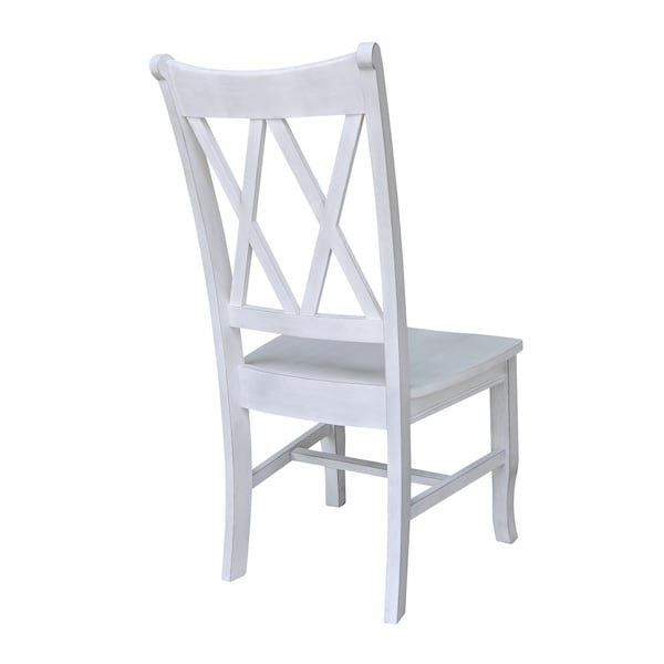 International Concepts Double XX Back Chair in Chalk - 1C28-220