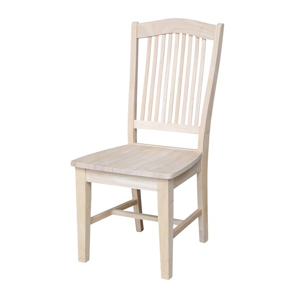 Whitewood Industries Chairs, Wood Back, 40.9 W 22.7 H - C-49P