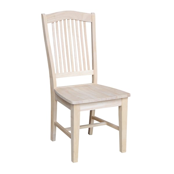 Whitewood Industries Chairs, Wood Back, 40.9 W 22.7 H - C-49P