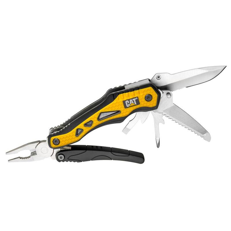 CAT 3 Piece 10-in-1 Multi-Tool, Knife, and Key Chain Gift Box Set - 240357