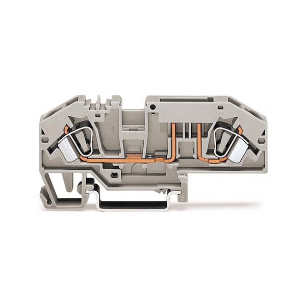 Wago 2-CONDUCTOR FUSE TERMINAL, BLOCK FORMINI-AUTOMOTIVE BLADE,  - 282-696