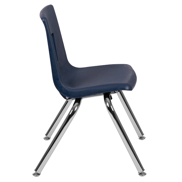 Flash Furniture Advantage Navy Student Stack School Chair, 14" - ADV-SSC-14NAVY