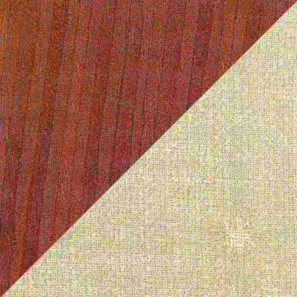 Lumisource Fabrico Dining/Accent Chair in Walnut and Cream Noise Fabric, PK 2 - CH-FBCONL WL+CR2