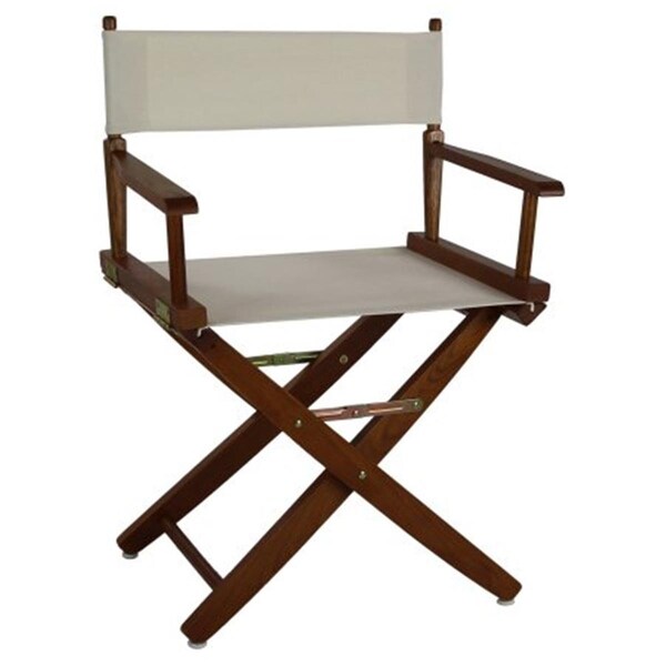 Doba-Bnt 206-00-032-12 18 in. Extra-Wide Premium Directors Chair, Natural Frame with Natural Color Cover - SA3282086