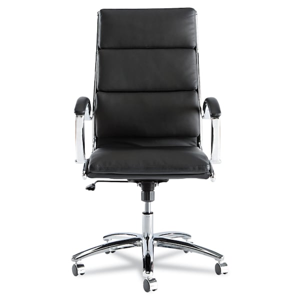 Alera Executive Chair Neratoli(TM) High-Back Slim Profile Chair, Arched Arms, 19" to 22-1/2" Height - ALENR4119