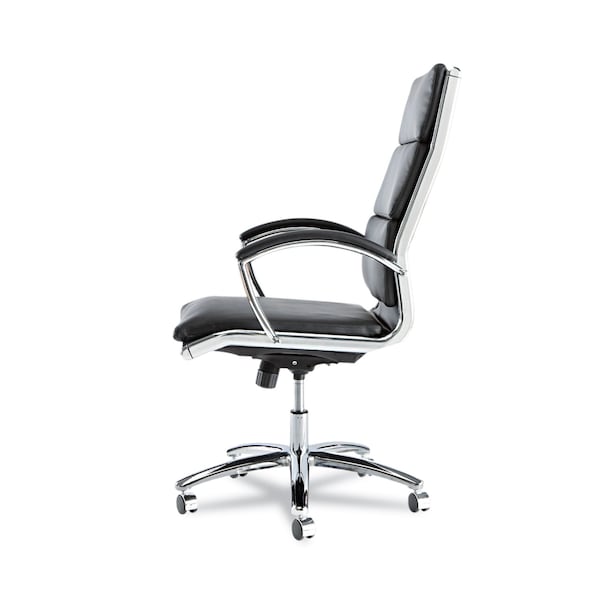 Alera Executive Chair Neratoli(TM) High-Back Slim Profile Chair, Arched Arms, 19" to 22-1/2" Height - ALENR4119