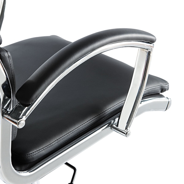 Alera Executive Chair Neratoli(TM) High-Back Slim Profile Chair, Arched Arms, 19" to 22-1/2" Height - ALENR4119