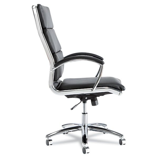 Alera Executive Chair Neratoli(TM) High-Back Slim Profile Chair, Arched Arms, 19" to 22-1/2" Height - ALENR4119