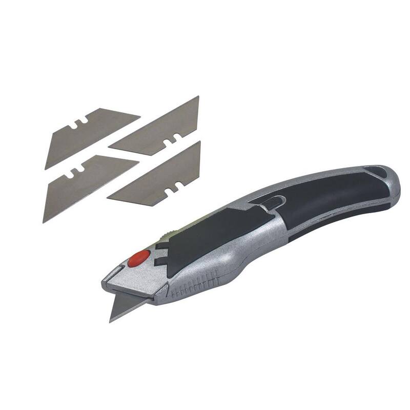 KING Retractable Utility Blade with Blade Holder and 100 Extra Blades - 3572-0