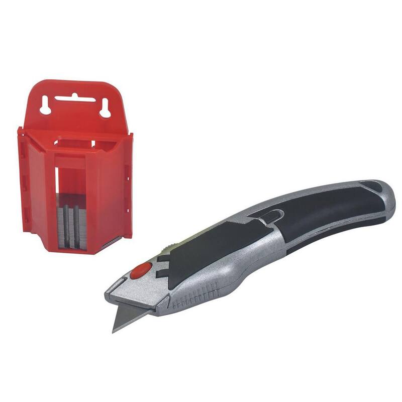 KING Retractable Utility Blade with Blade Holder and 100 Extra Blades - 3572-0