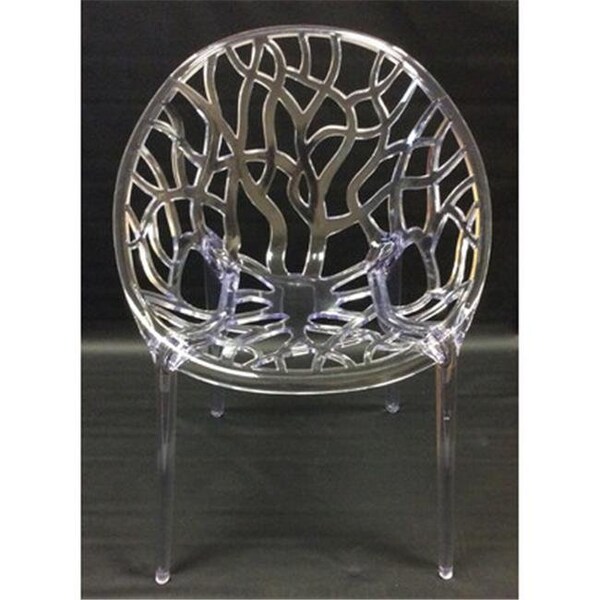 Alston Alston FM357 31 x 17.75 x 23.25 in. Leisure Crystal Stackable Chair - FM357
