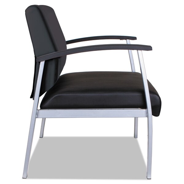 Alera Chairs/Stools, Black Back, 30.51" W 33.46" H, Curved Loop - ALEML2219