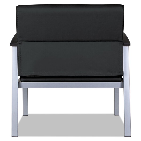 Alera Chairs/Stools, Black Back, 30.51" W 33.46" H, Curved Loop - ALEML2219