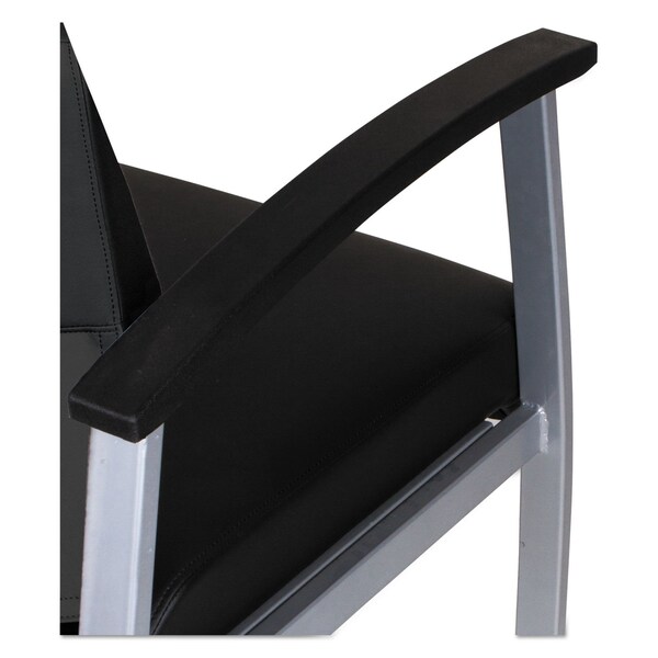 Alera Chairs/Stools, Black Back, 30.51" W 33.46" H, Curved Loop - ALEML2219