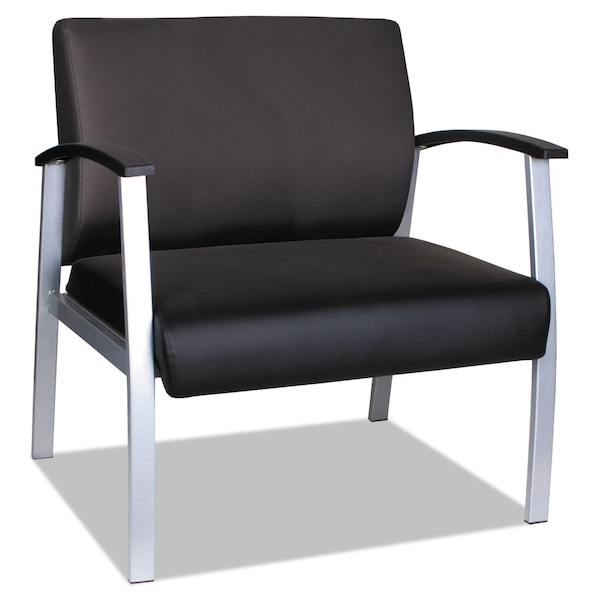 Alera Chairs/Stools, Black Back, 30.51" W 33.46" H, Curved Loop - ALEML2219