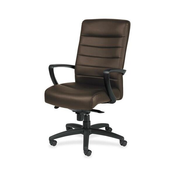 Eurotech - The Raynor Group Chair, Manchester, High-Back, 25-4/5inWx29inDx45inH, Brown - EUTLE150BRN