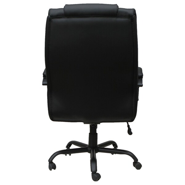 Officesource OS Big & Tall Collection Big and Tall High Back Chair with Black Base - 11667LBK