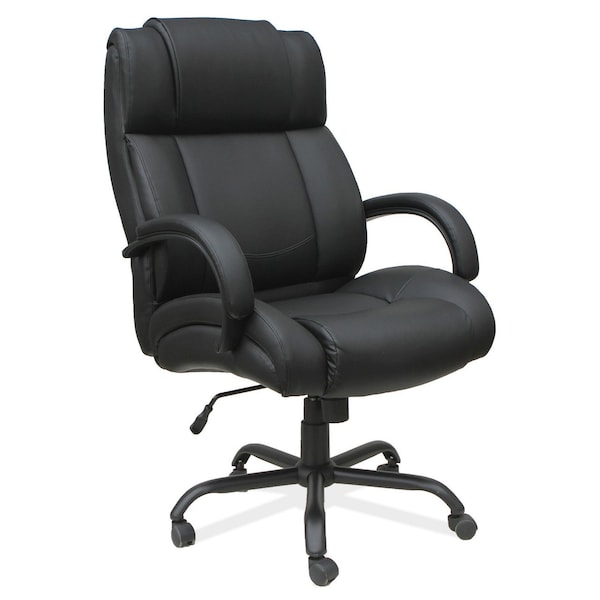 Officesource OS Big & Tall Collection Big and Tall High Back Chair with Black Base - 11667LBK