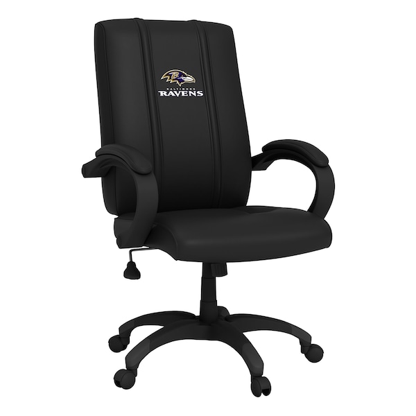 Dreamseat Office Chair 1000 with Baltimore Ravens Secondary Logo - XZOC1000-PSNFL20011