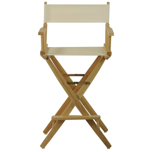 Doba-Bnt 206-30-032-12 30 in. Extra-Wide Premium Directors Chair, Natural Frame with Natural Color Cover - SA3283857