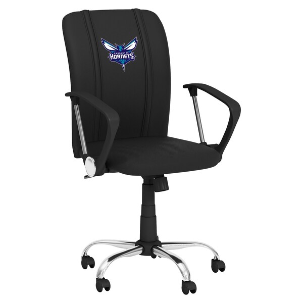 Dreamseat Curve Task Chair with Charlotte Hornets Primary Logo - XZOCCURVE-PSNBA30021