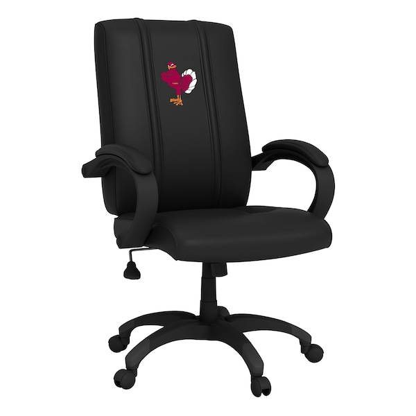 Dreamseat Office Chair 1000 with Virginia Tech Hokies Stand Logo - XZOC1000-PSCOL13226