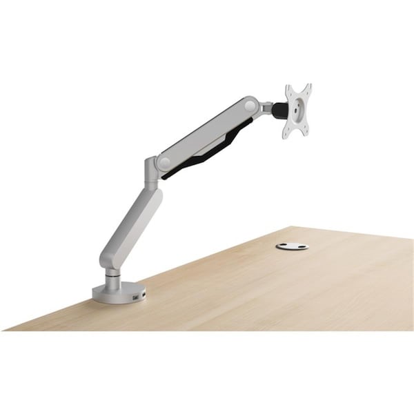 Juki Furniture 21 in. USB Monitor Arm Single, Silver - JU3200471