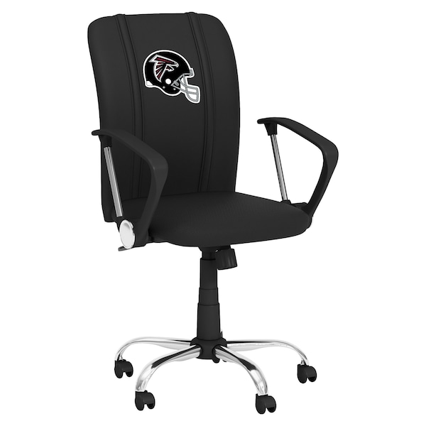 Dreamseat Curve Task Chair with Atlanta Falcons Helmet Logo - XZOCCURVE-PSNFL20007