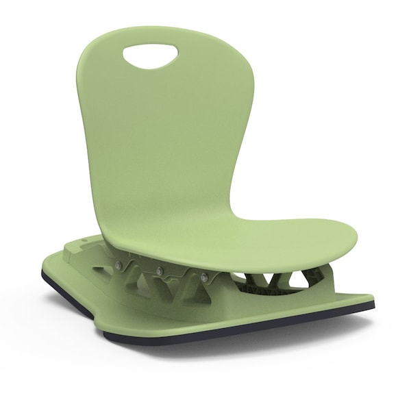 Virco ZUMA Series Floor Rocker, Kindergarten - 4th Grade - Green Apple - ZFLROCK15