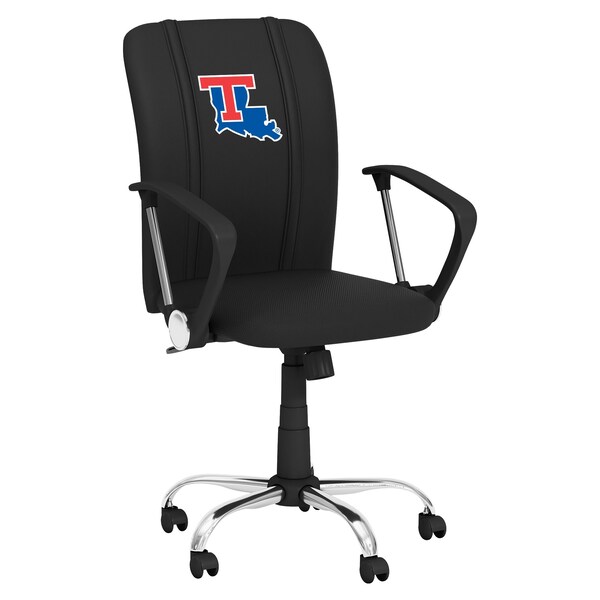 Dreamseat Curve Task Chair with Louisiana Tech Bulldogs Logo - XZOCCURVE-PSCOL13340