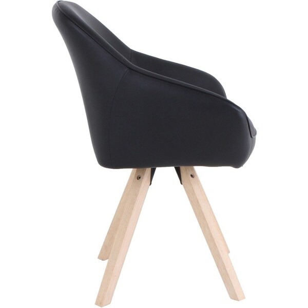 Lorell CHAIR, GUEST, WOOD LEGS - LLR68564