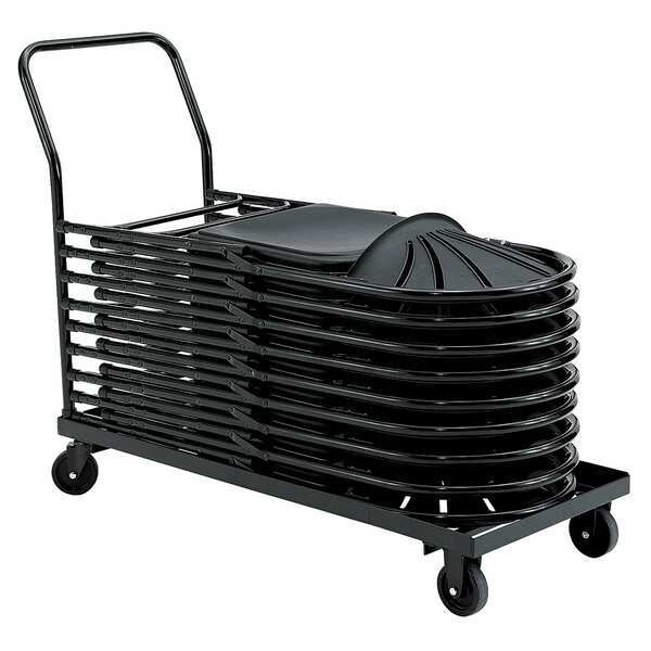 National Public Seating Folding Chair Cart, 300 lb. Load Capacity, Holds 26 Chairs - DY-1100
