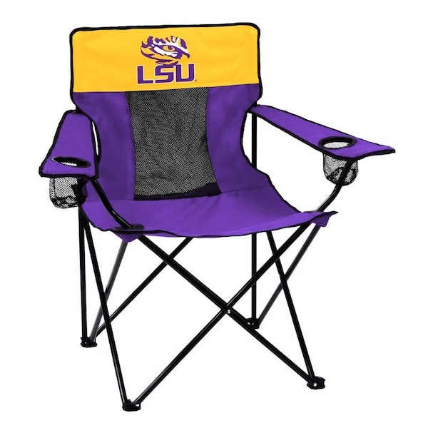 Logo Chair Logo Brands Elite Purple LSU Director's Folding Chair - 162-12E