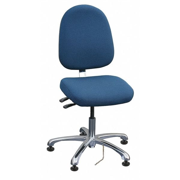 Bevco Vinyl Desk Chair, 17" to 22", Black - 9051M-E-BKV