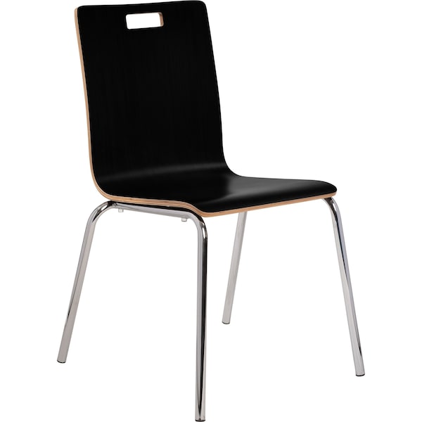 National Public Seating Bushwick Bentwood Chair, Black - BCC23