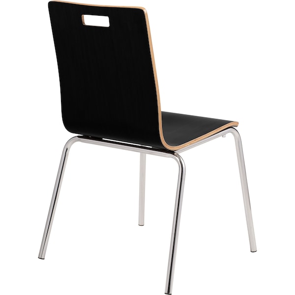 National Public Seating Bushwick Bentwood Chair, Black - BCC23