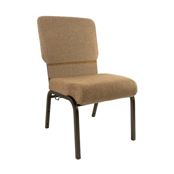 Flash Furniture Advantage Mixed Tan Church Chair 20.5" Wide - PCHT-105