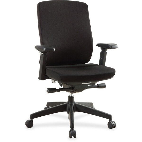 Lorell CHAIR, MID, MOLDED SEAT, BLK - LLR42172