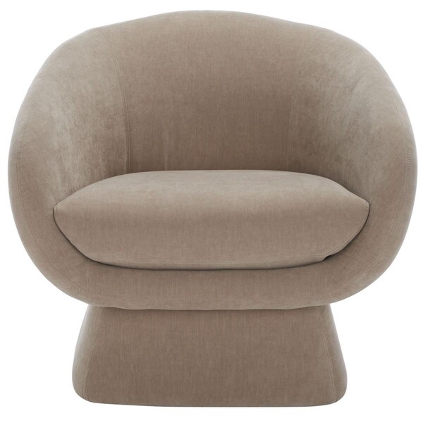 Safavieh 30.7 x 29.9 x 30.3 in. Kiana Modern Accent Chair - Light Brown - SFV4527E
