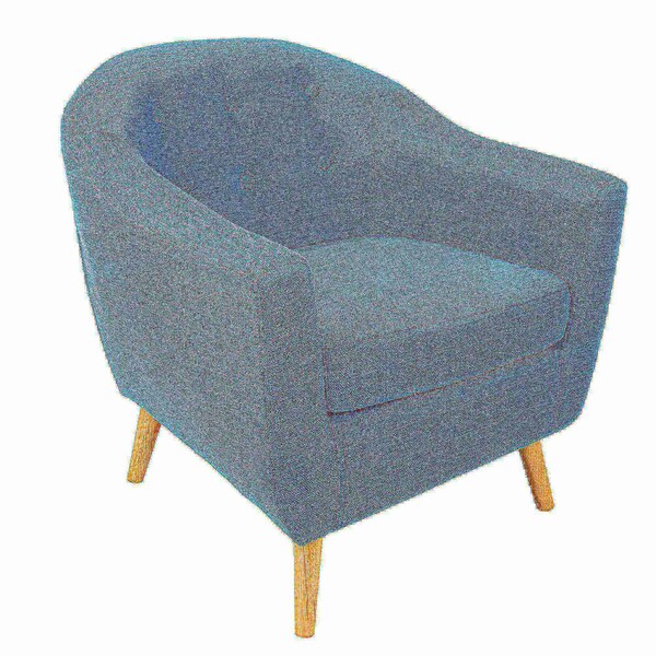 Lumisource Rockwell Mid Century Modern Accent Chair in Teal - CHR-AH-RKWL TL
