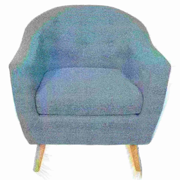 Lumisource Rockwell Mid Century Modern Accent Chair in Teal - CHR-AH-RKWL TL