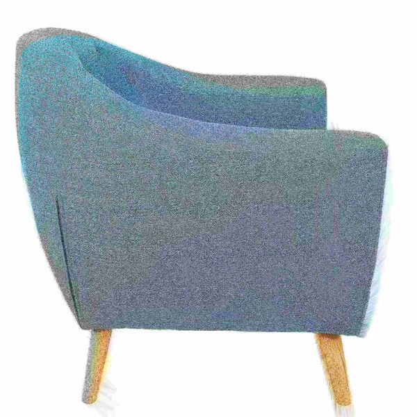 Lumisource Rockwell Mid Century Modern Accent Chair in Teal - CHR-AH-RKWL TL