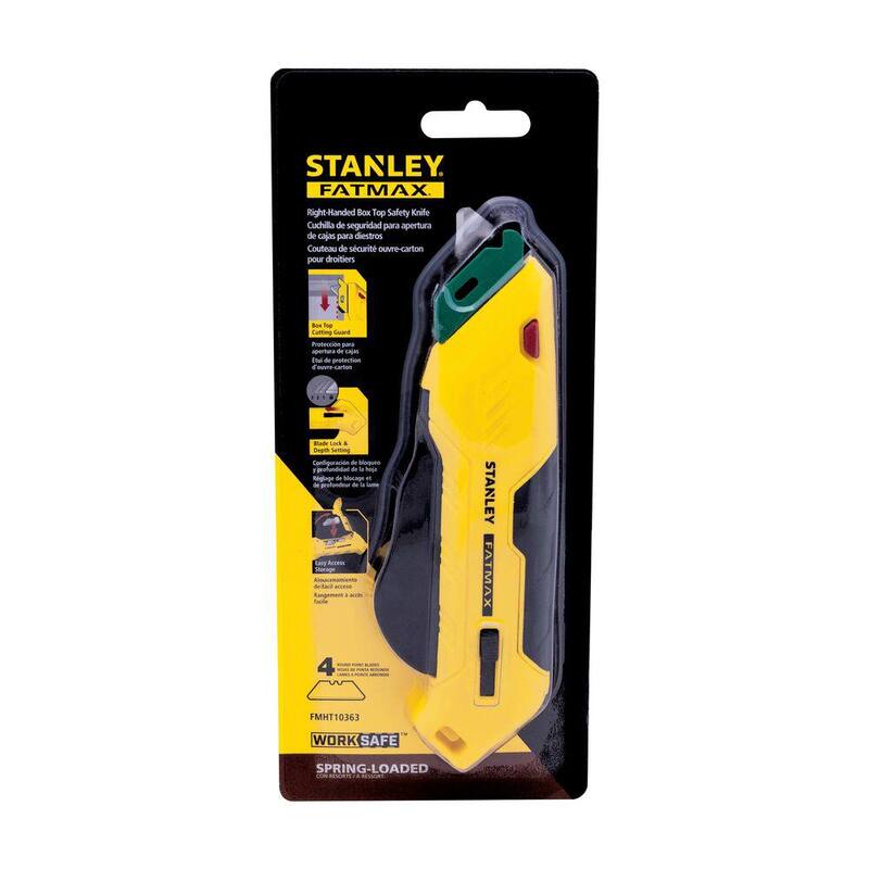 Stanley FATMAX Safety Utility Knives with Box Top Guide - FMHT10363