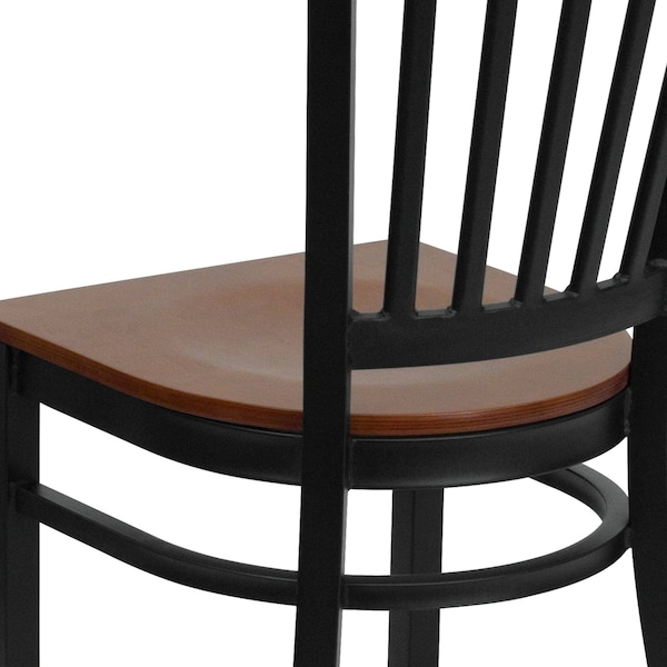 Flash Furniture Hercules Restaurant Chair, 17 in W 20-1/4" L 34-1/4" H - XU-DG-6Q2B-VRT-CHYW-GG