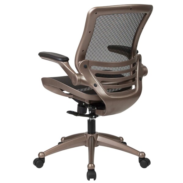 Flash Furniture Exec Mesh Chair, Mid-Back, Black - BL-8801X-GG