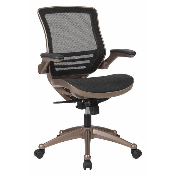 Flash Furniture Exec Mesh Chair, Mid-Back, Black - BL-8801X-GG
